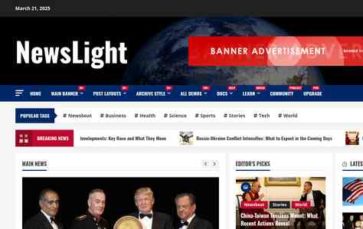 NewsLight (screenshot desktop)