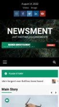 Newsment (screenshot mobile)