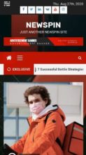 Newspin (screenshot mobile)