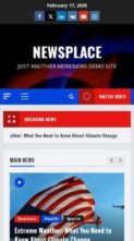 NewsPlace (AF Themes) (screenshot mobile)