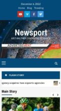 Newsport (screenshot mobile)