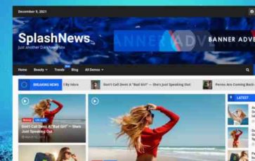SplashNews (screenshot desktop)