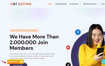 AT Dating (screenshot desktop)