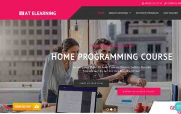 AT Elearning (screenshot desktop)