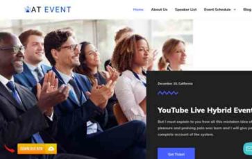 AT Event (screenshot desktop)