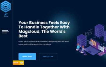 AT Hosting (screenshot desktop)