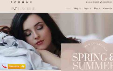 AT Lingerie (screenshot desktop)