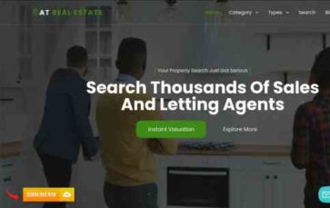 AT Real Estate (screenshot desktop)