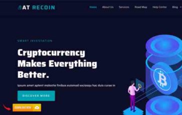 AT ReCoin (screenshot desktop)