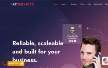 AT Services (screenshot desktop)