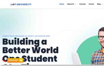 AT University (screenshot desktop)