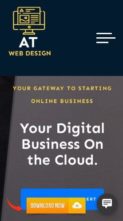 AT Web Design (screenshot mobile)