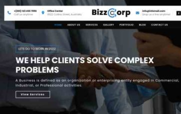 Bizzcorp Pro (screenshot desktop)