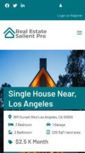 Real Estate Salient Pro (screenshot mobile)