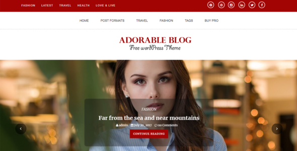 Adorable Blog (Ample Themes)