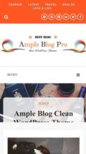 Ample Blog Pro (screenshot mobile)
