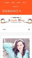 Ample Blog (screenshot mobile)