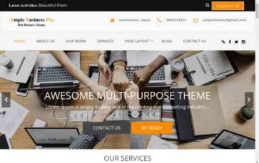 Ample Business Pro (screenshot desktop)