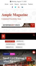 Ample Magazine (screenshot mobile)