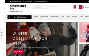 Ample Shop Pro (screenshot desktop)