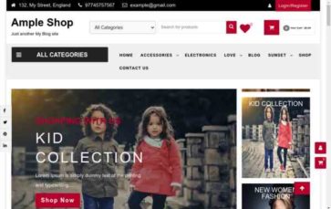 Ample Shop (screenshot desktop)