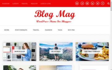 Blog Mag (Ample Themes) - (screenshot desktop)