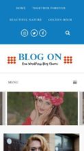 Blog On (screenshot mobile)