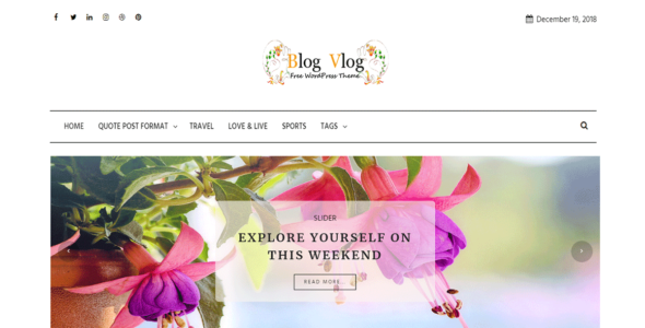 Blog Vlog (Ample Themes)