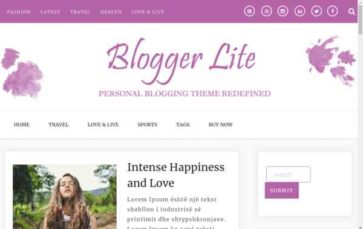 Blogger Lite (screenshot desktop)