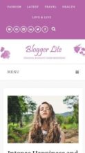 Blogger Lite (screenshot mobile)