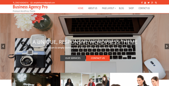 Business Agency Pro (Ample Themes)