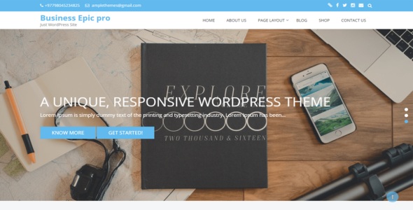 Business Epic Pro (Ample Themes)
