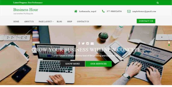Business Hour (Ample Themes)