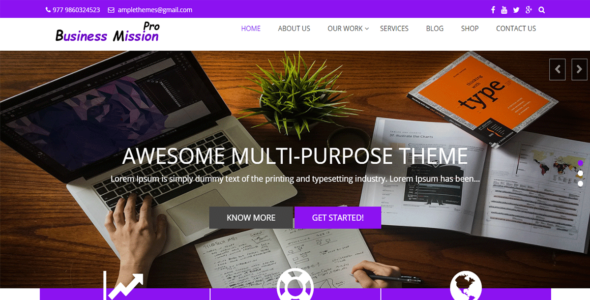 Business Mission Pro (Ample Themes)