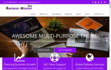 Business Mission Pro (screenshot desktop)