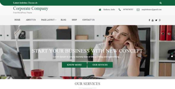 Corporate Company (Ample Themes)
