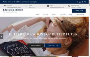 Education Method (screenshot desktop)