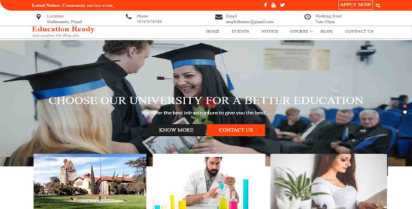 Education Ready (Ample Themes)