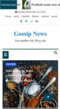 Gossip News (screenshot mobile)
