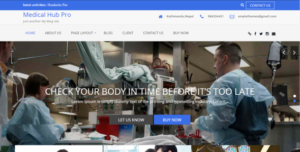 Medical Hub Pro (Ample Themes)