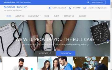 Medical Hub Pro (screenshot desktop)