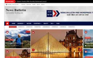 News Bulletin (screenshot desktop)