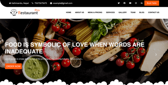 Ours Restaurant Pro (Ample Themes)