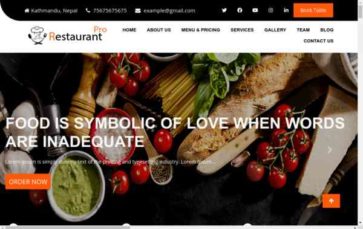 Ours Restaurant Pro (screenshot desktop)