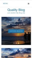 Quality Blog (screenshot mobile)
