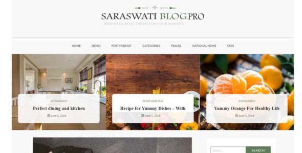 Saraswati Blog Pro (Ample Themes)