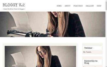 Bloggy (Anariel Design) - (screenshot desktop)