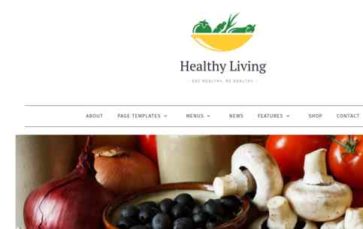 HealthyLiving (screenshot desktop)