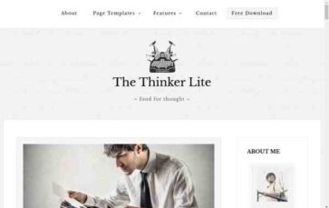 The Thinker Lite (screenshot desktop)