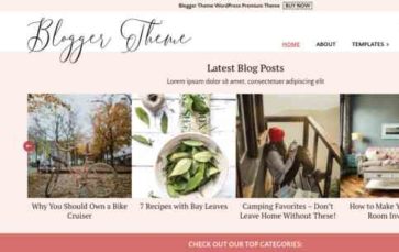 Blogger (Anchored Design) (screenshot desktop)
